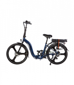 elektrische vouwfiets ambling a400 xl matblauw