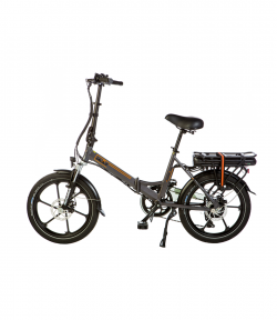 elektrische vouwfiets scamper s400 matgrijs